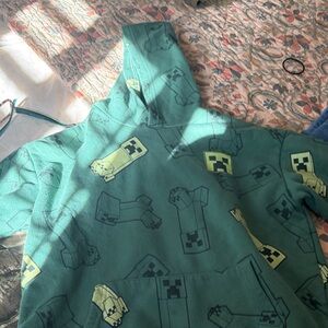 Old Navy Green Creeper Kids Hoodie